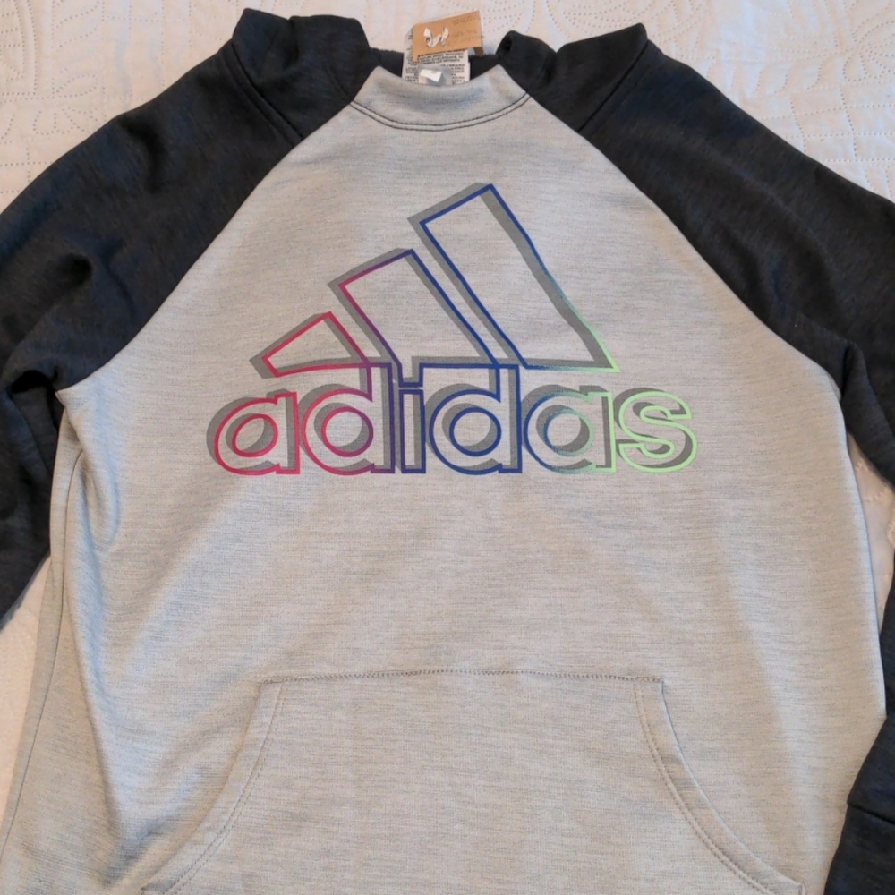 Rainbow ADIDAS hoodie like new